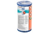 Cartouche filtrante BestWay (type III) pour pompe de filtration de piscine 5678 Ltr/heure (1500Gal)