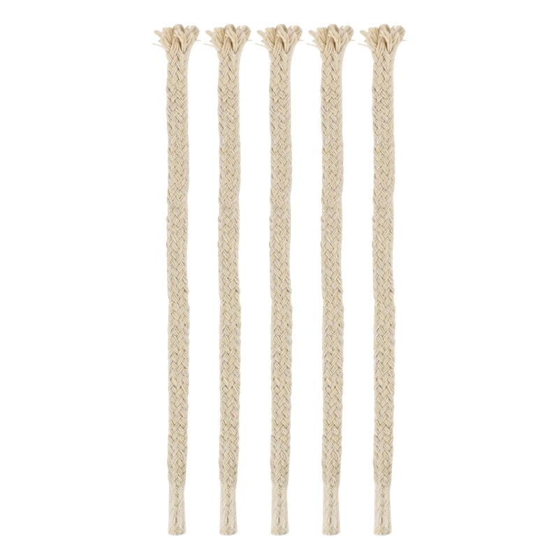 Esschert Design Torch bambou mèche de rechange en coton lot de 5