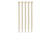 Esschert Design Torch bambou mèche de rechange en coton lot de 5